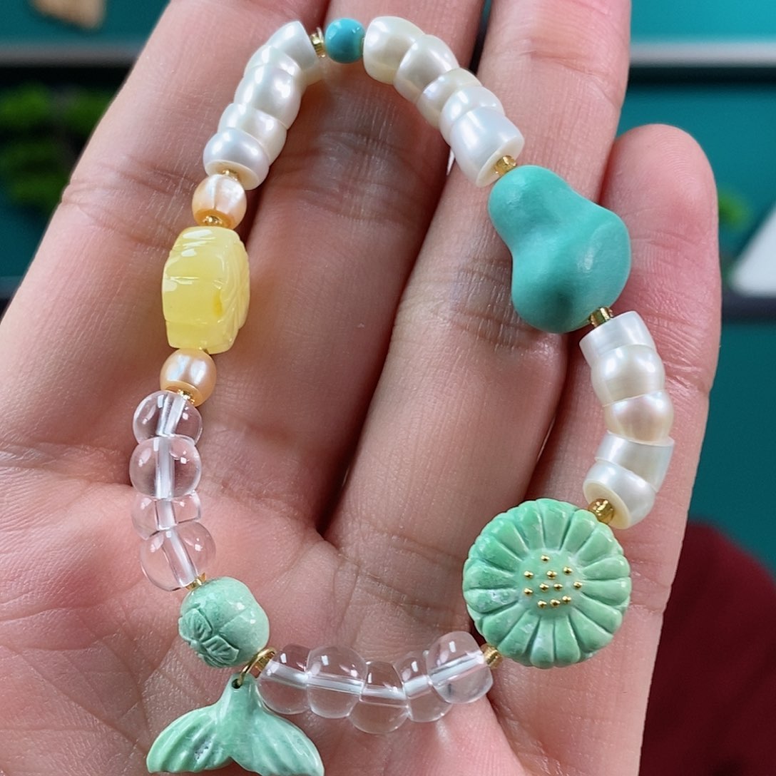 绿松石珠宝奇石未镶嵌