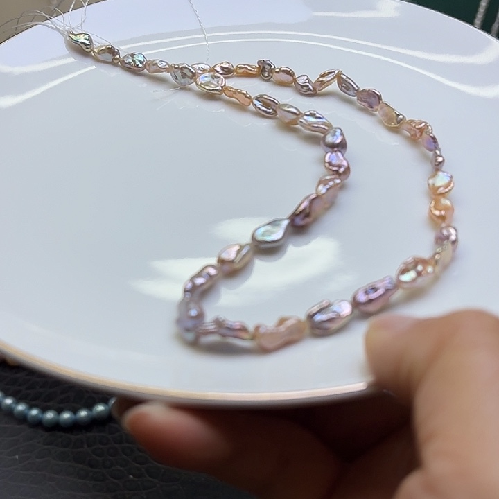 淡水珍珠耳饰合金