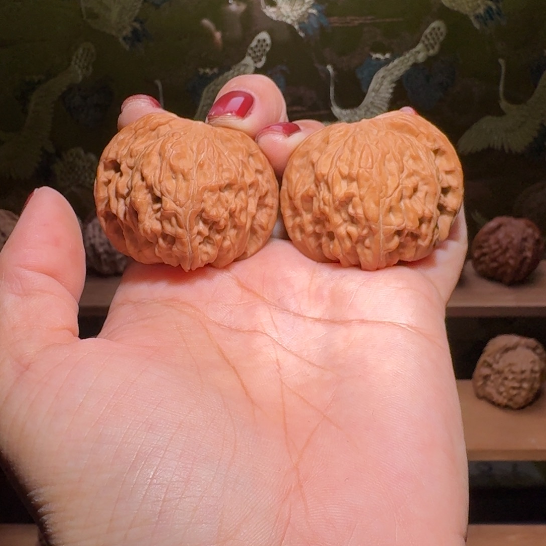 烂***嘛文玩核桃吊坠山地磨盘41