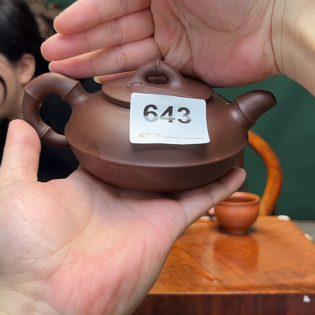 紫砂茶宠紫砂壶老紫泥643