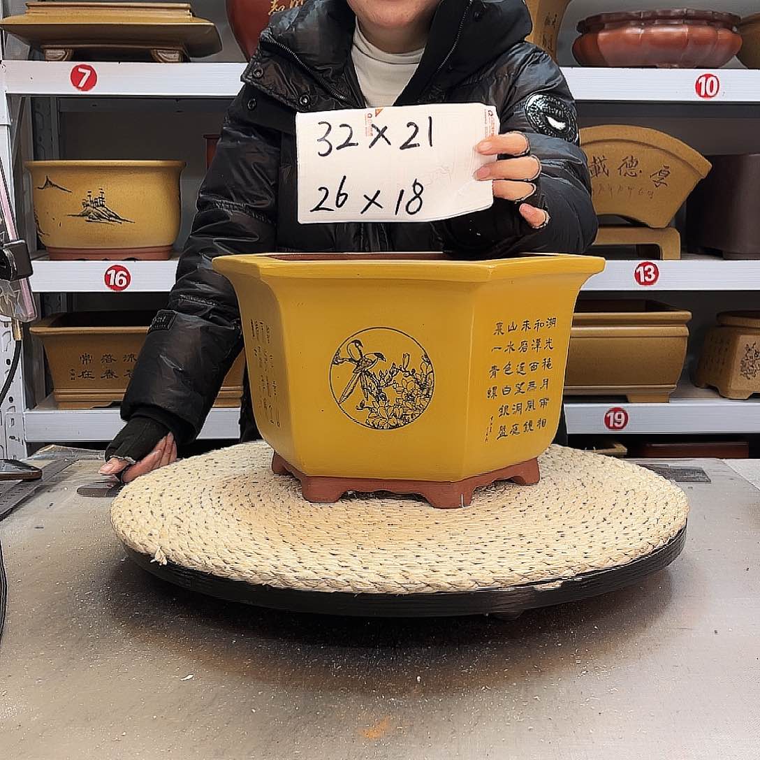 紫砂花盆紫砂花盆