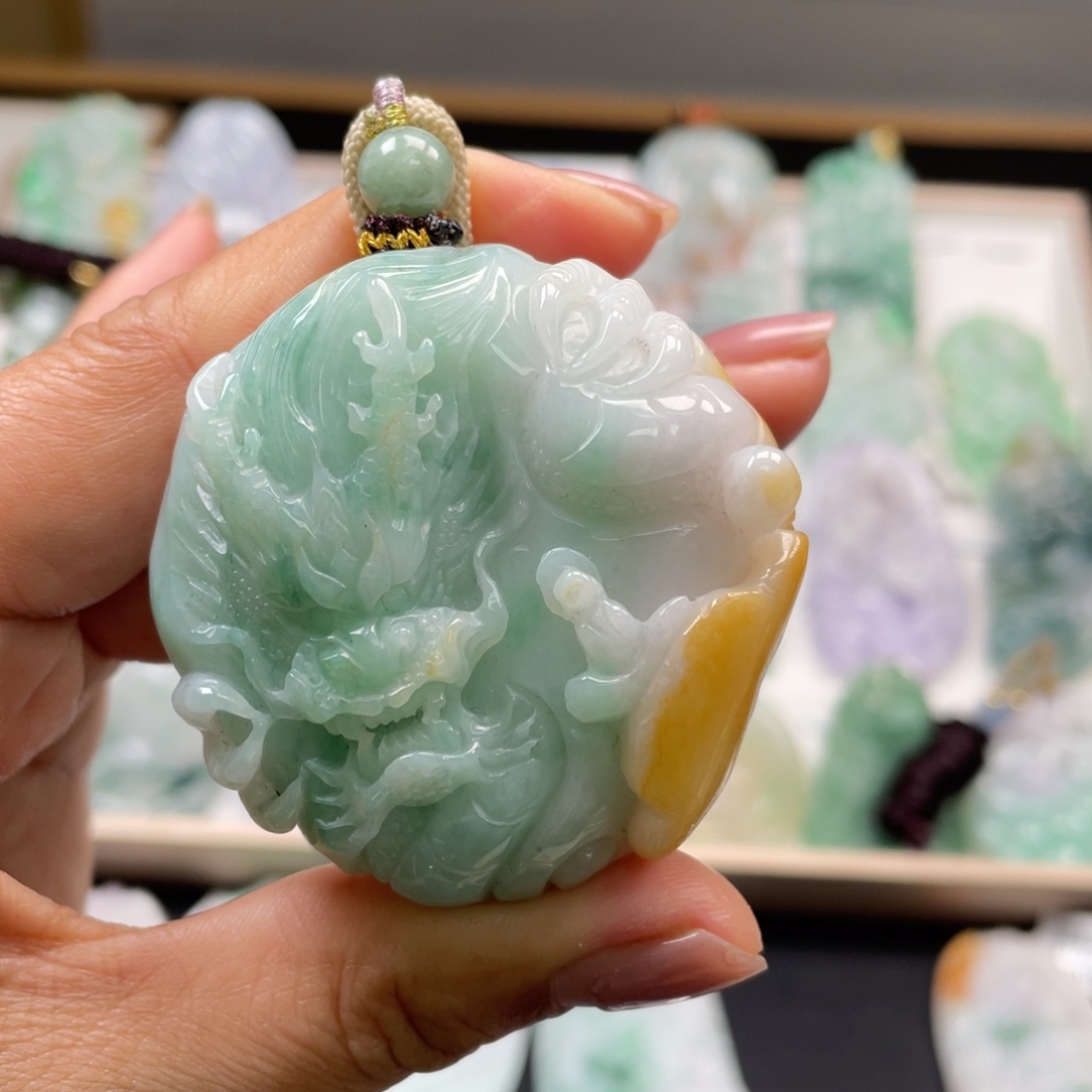 翡翠吊坠(不含链)未镶嵌