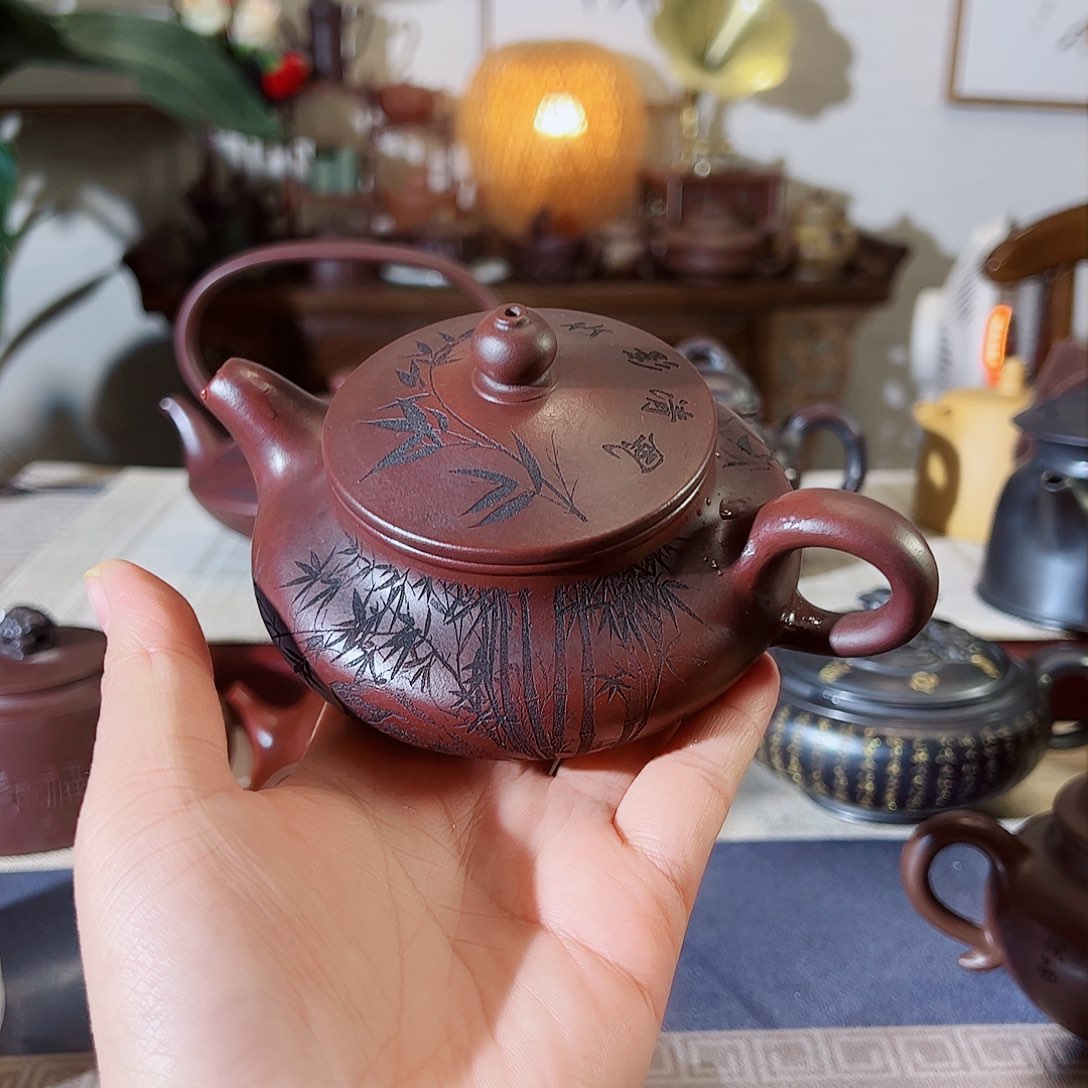 紫砂茶壶宜兴紫砂壶多少个夜晚是