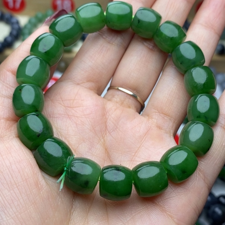 和田玉手串未镶嵌