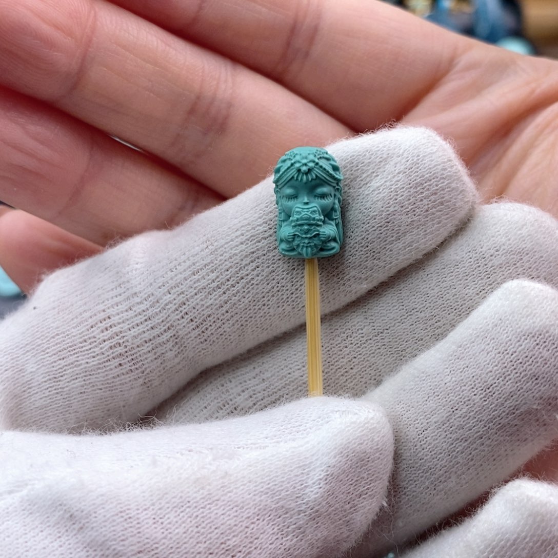 绿松石珠宝奇石未镶嵌