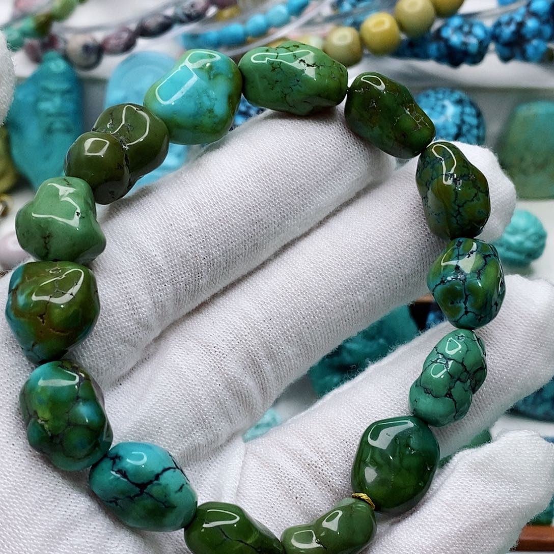 绿松石珠宝奇石未镶嵌寡***寡