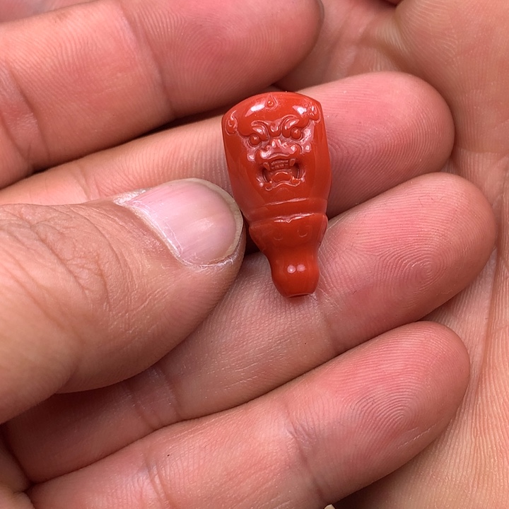 南红玛瑙未镶嵌三通