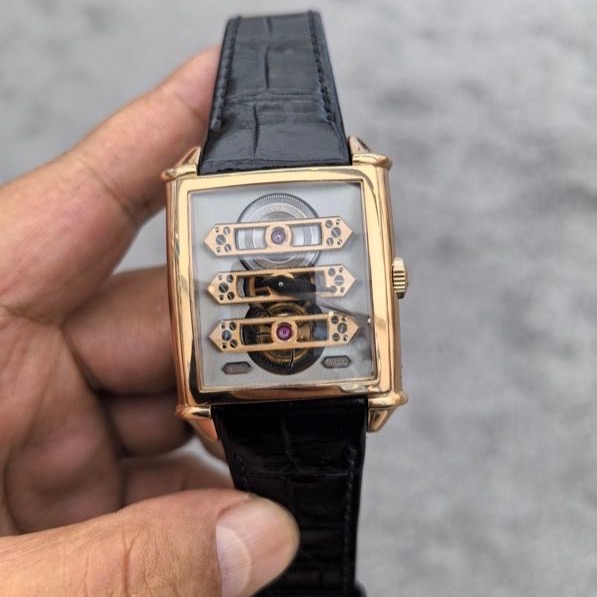95新 Zhibai/芝柏 芝柏/Girard-Perregaux/男士自动机械腕表/