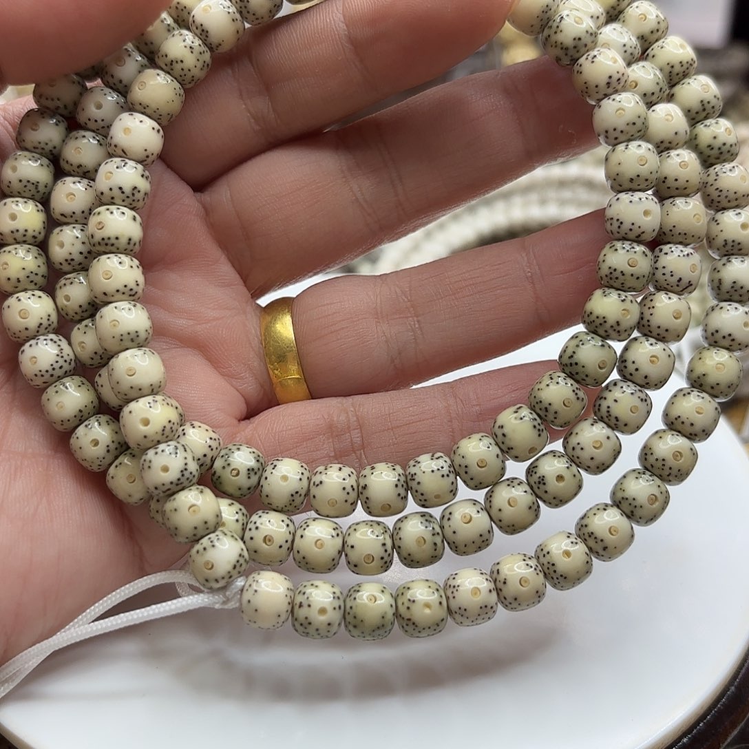 手串星月菩提87冰糖通体大留白