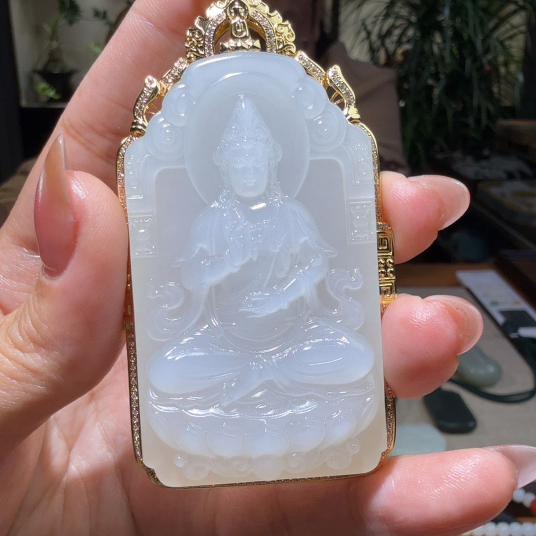 和田玉挂件未镶嵌冬