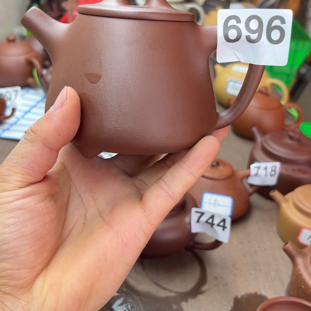 紫砂茶壶紫泥高石瓢310左右