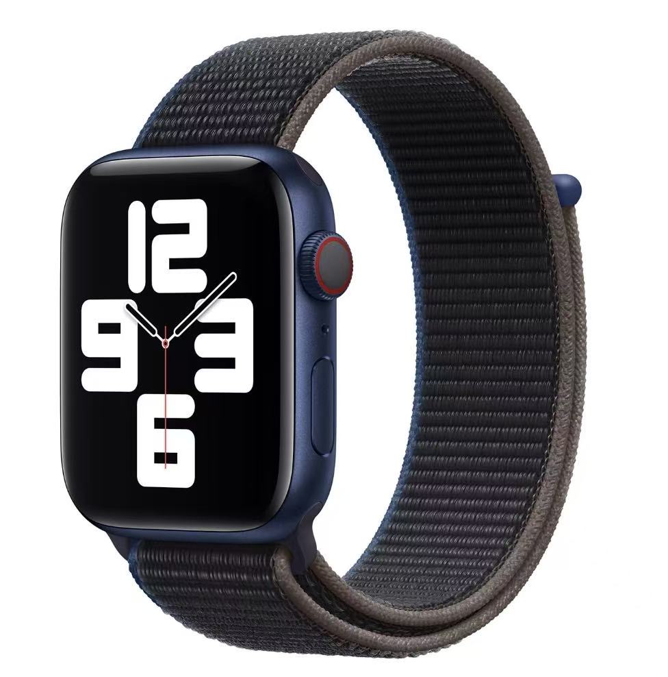 准新品 Apple/苹果 原装木炭色尼龙回环表带稀有绝版配色散装正品