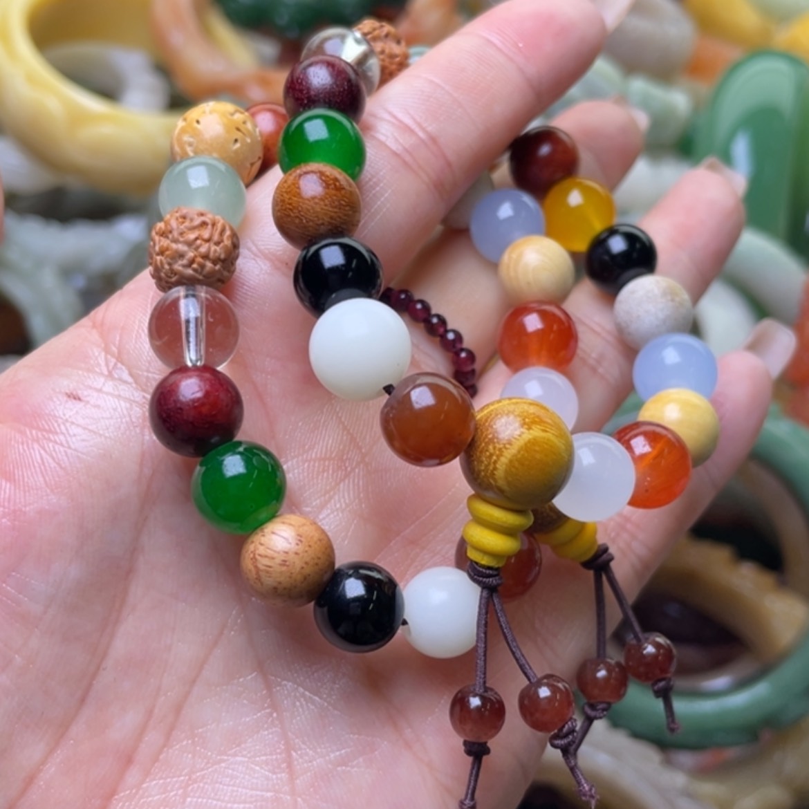 【闪购商品】石英质玉手镯（圆镯）未镶嵌