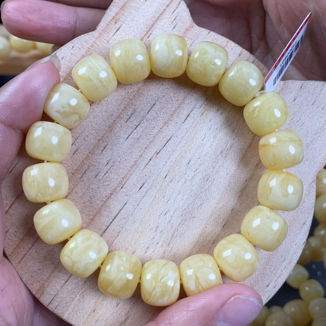 蜜蜡裸石未镶嵌12➕奶白蜡