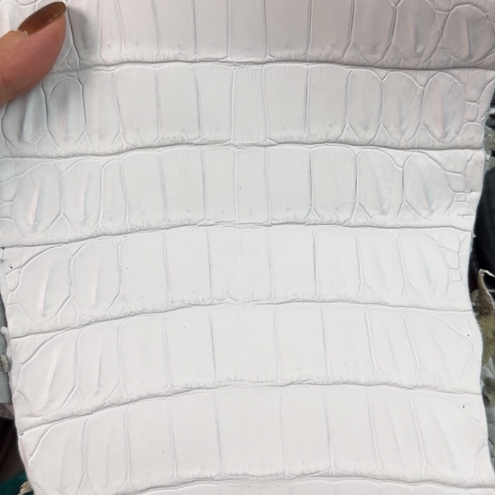 农***叔丰田定制白色鳄鱼皮钥匙套配手绳