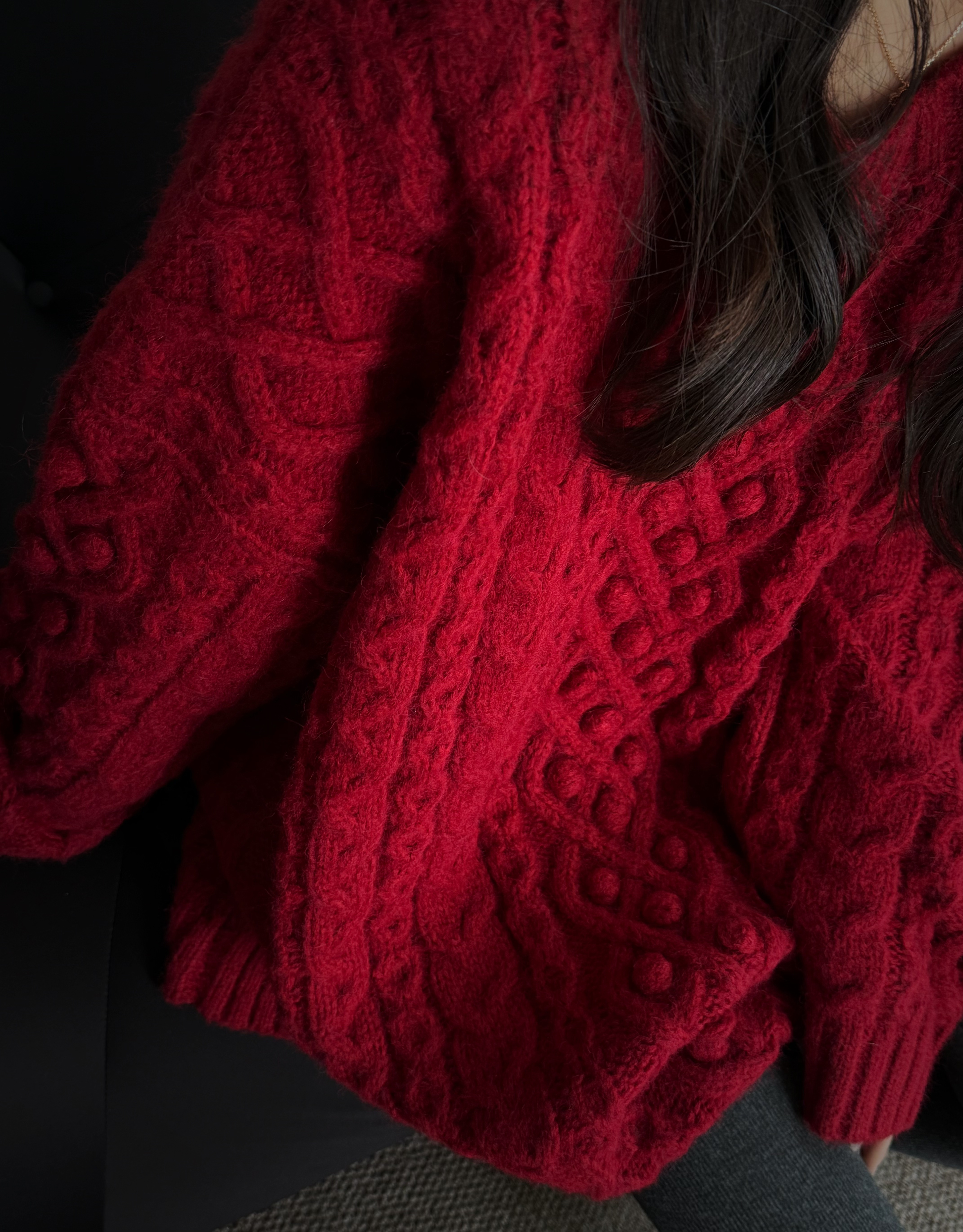 卢尚原创套头手工毛衣9346