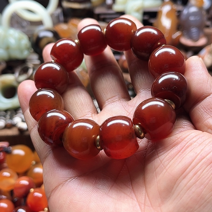 玛瑙/玉髓车挂未镶嵌