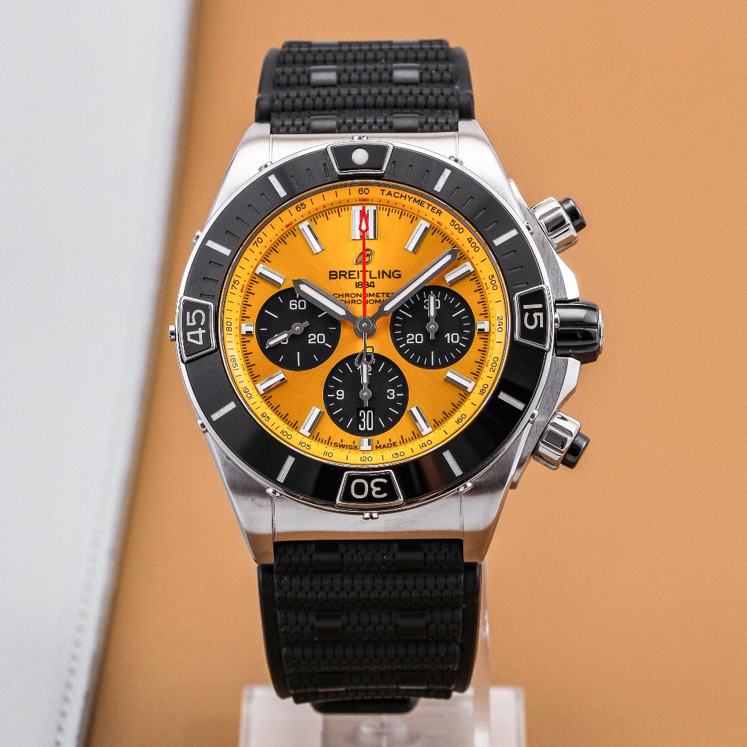 99新 BREITLING/百年灵 机械计时AB01364A1I1S1 灵虎限量版男手表