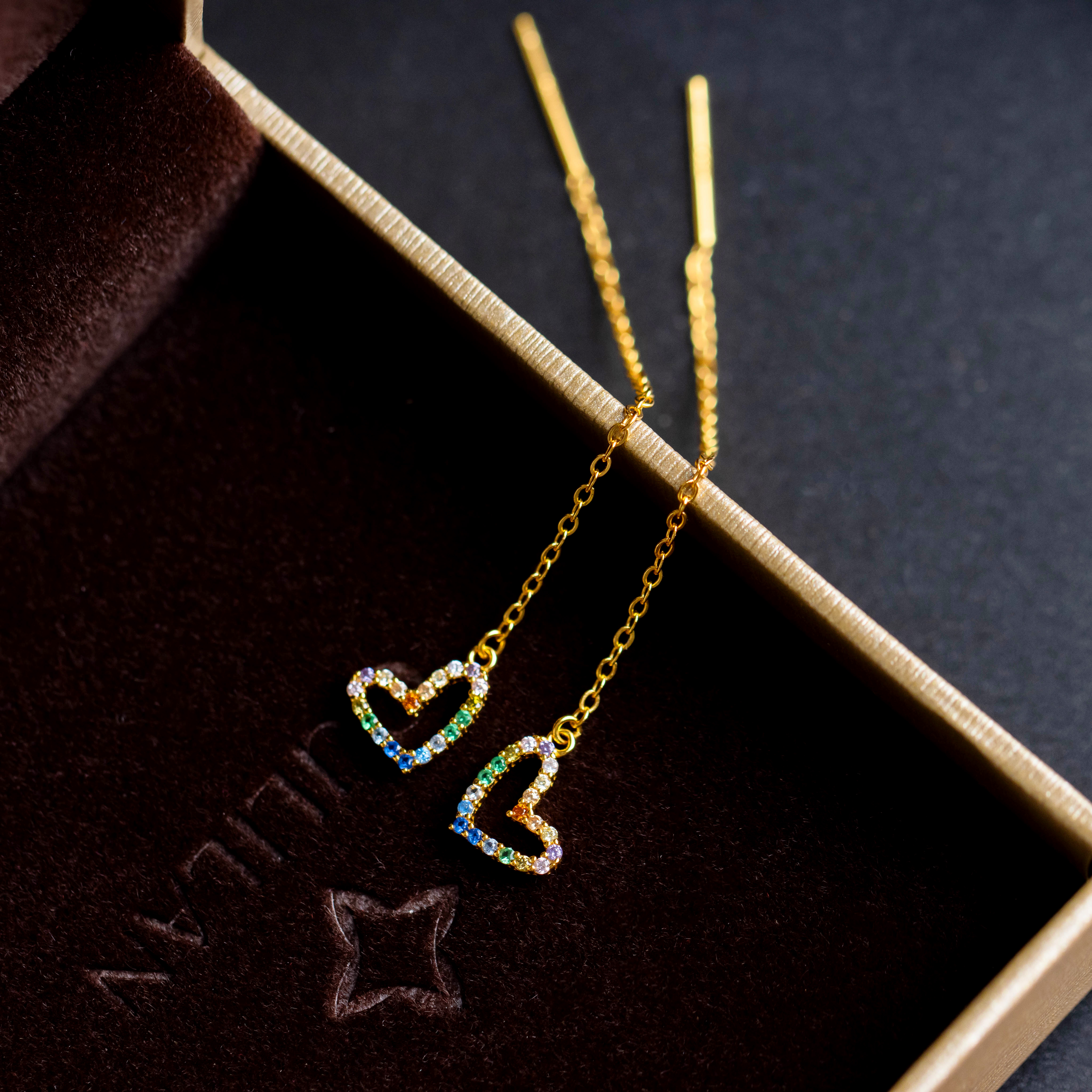 925银耳饰 S925银爱心时尚耳线