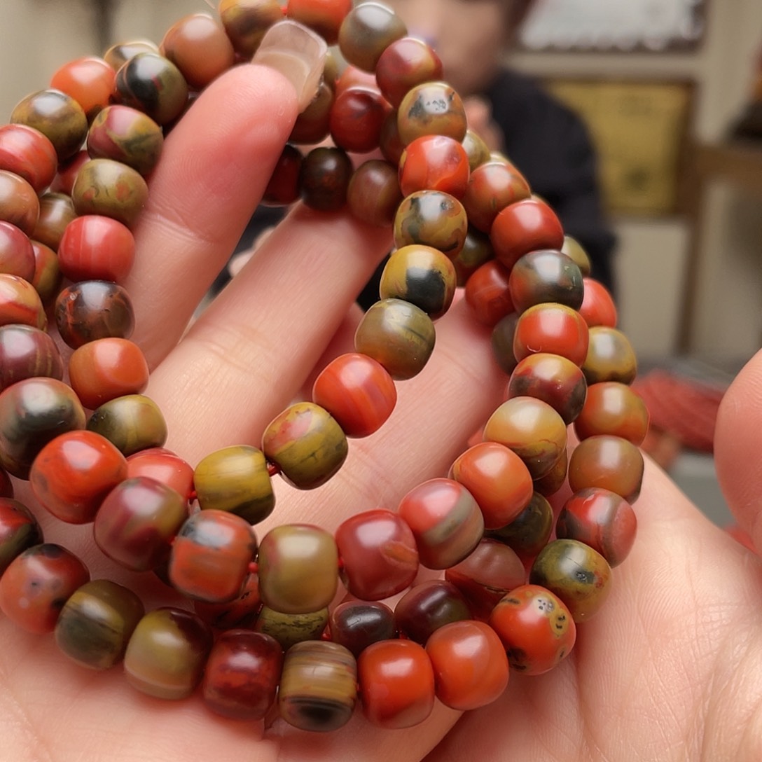 南红玛瑙手链未镶嵌