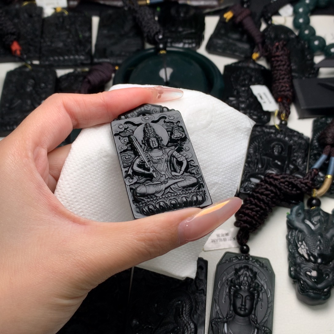 *****天然a货钢琴黑挂件