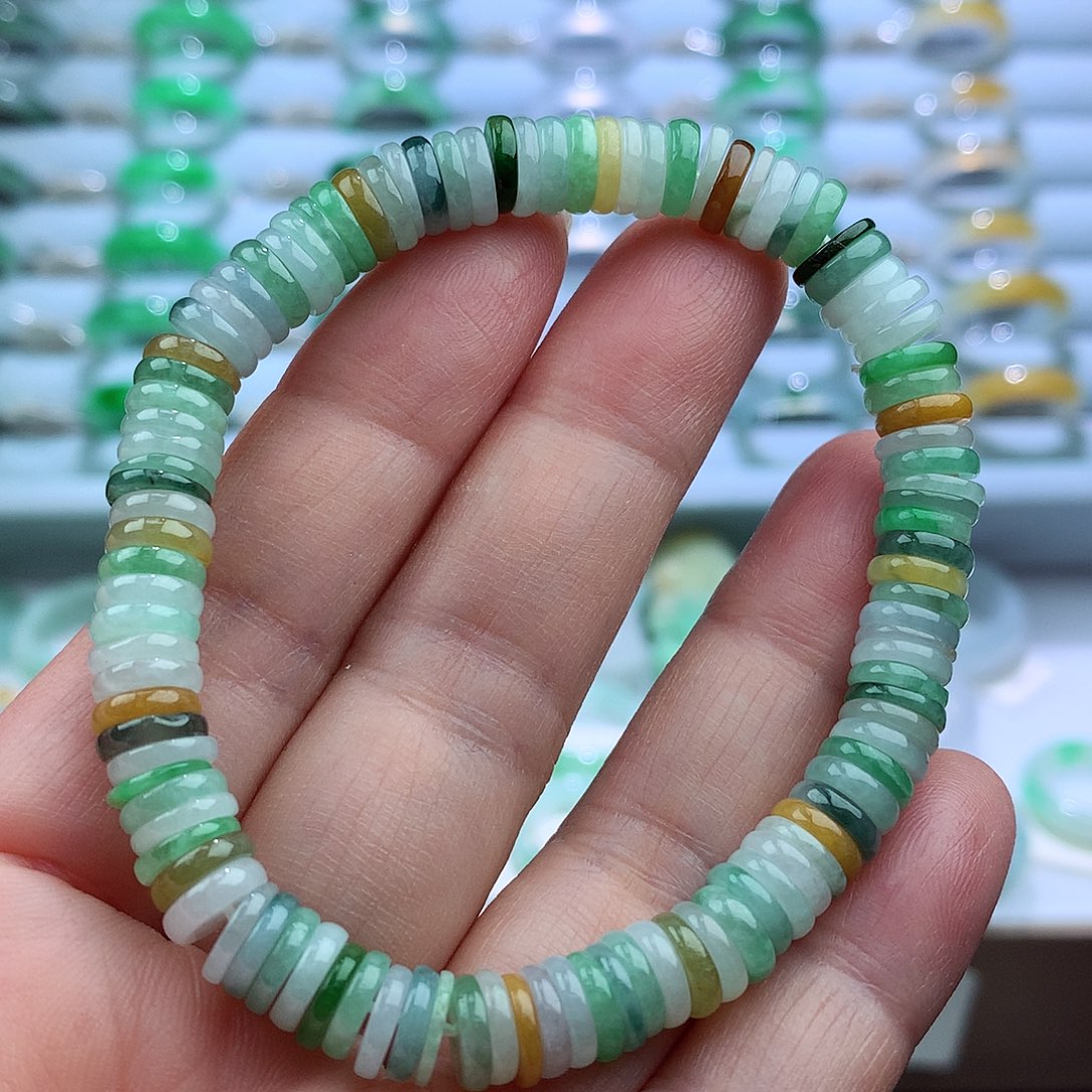 未镶嵌戒指翡翠手串