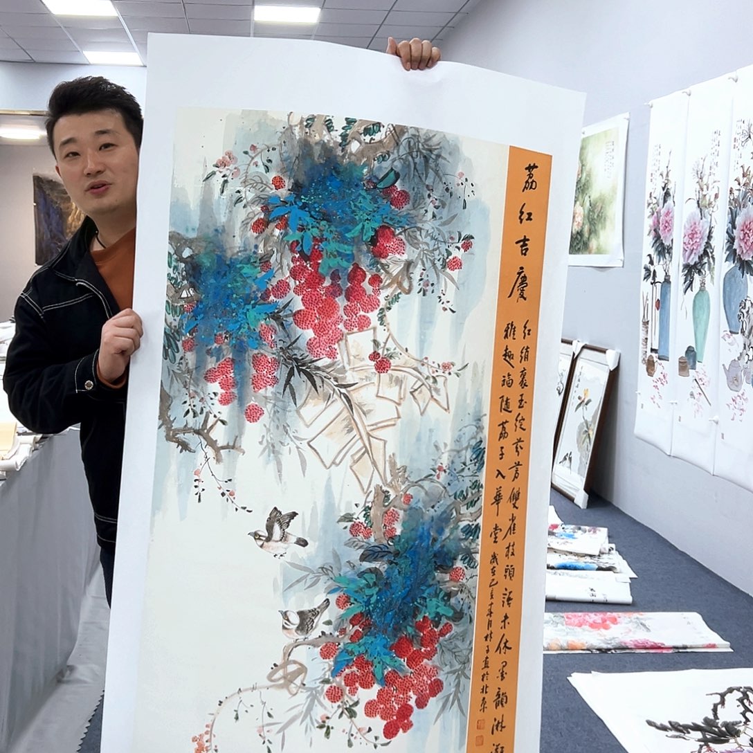 国画国画作品宣纸纯手绘