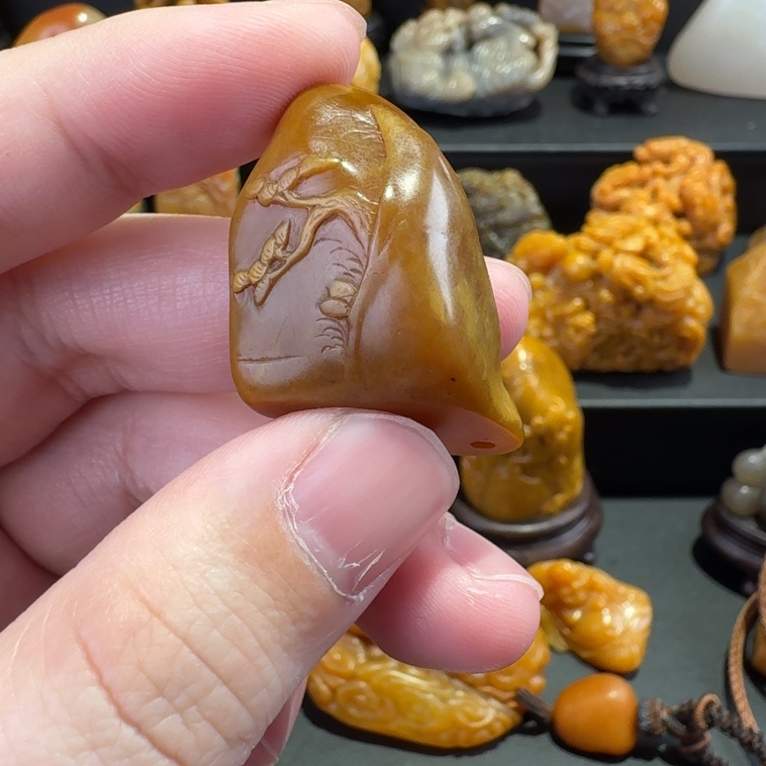 田黄石v****王田黄博弈田