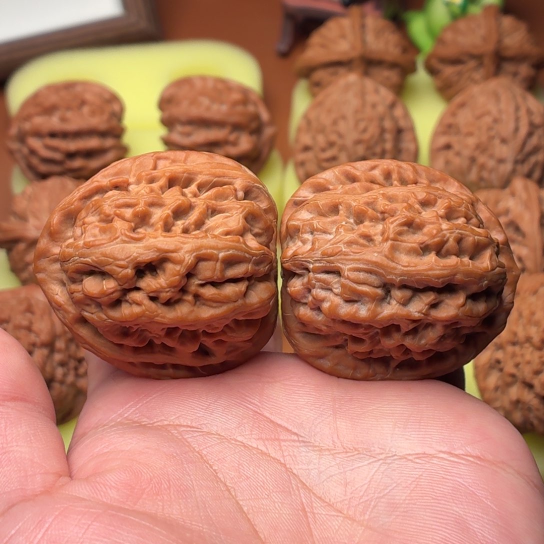 把件文玩核桃三*缘44红锦鲤