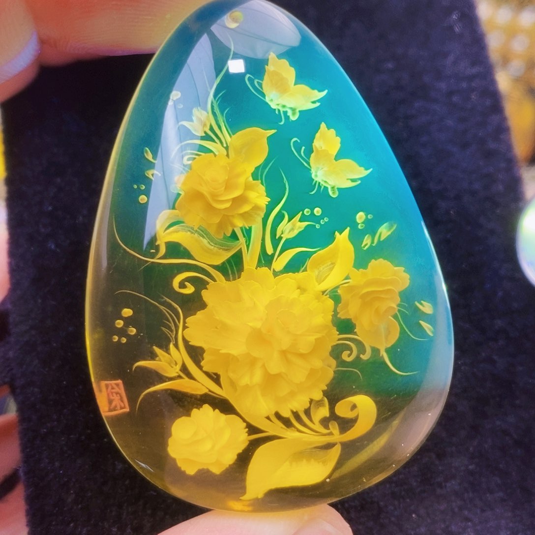 【闪购商品】未镶嵌吊坠(不含链)金珀