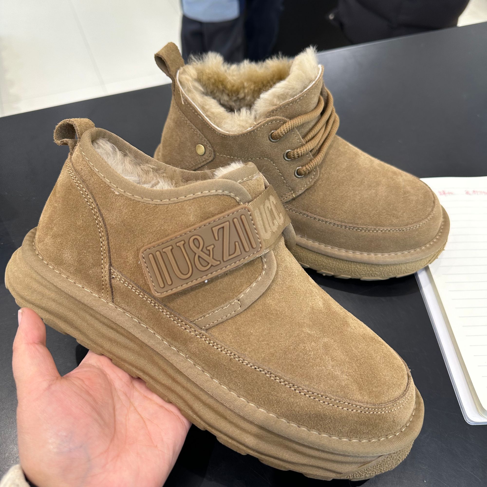 【实体质量】真皮男士雪地靴 毛特别厚！质量超级好~