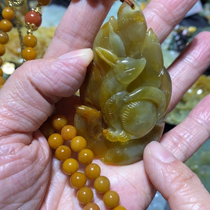 岫玉岫玉吊坠未镶嵌