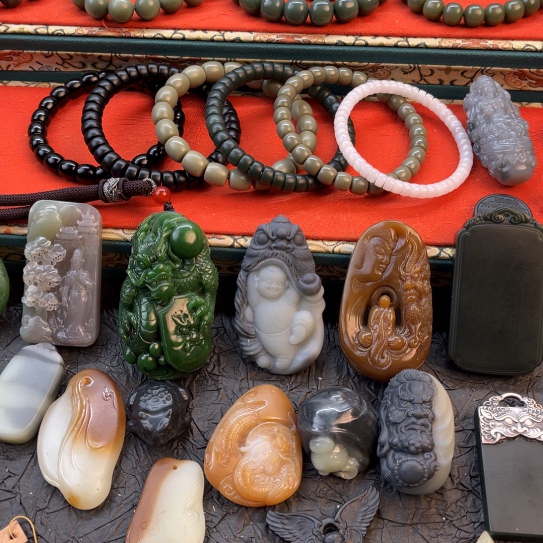 和田玉手链未镶嵌