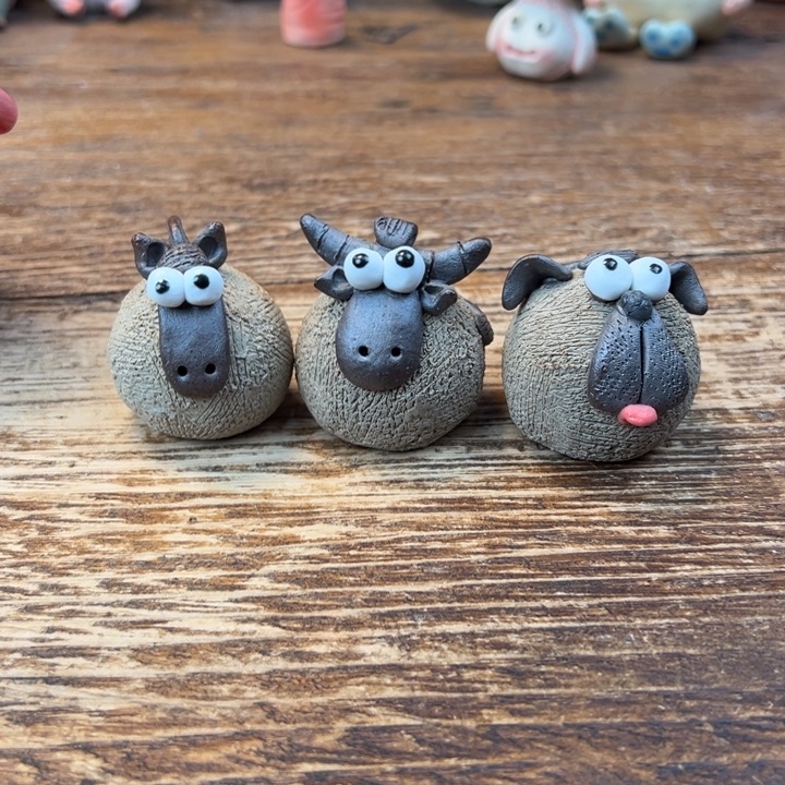 咖***粉陶摆件小镇青花每日有新品