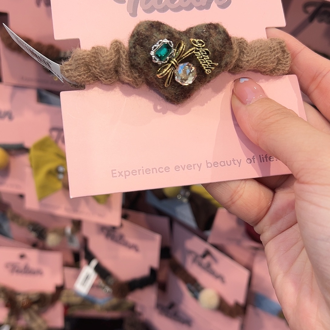 布艺铁合金发绳一个