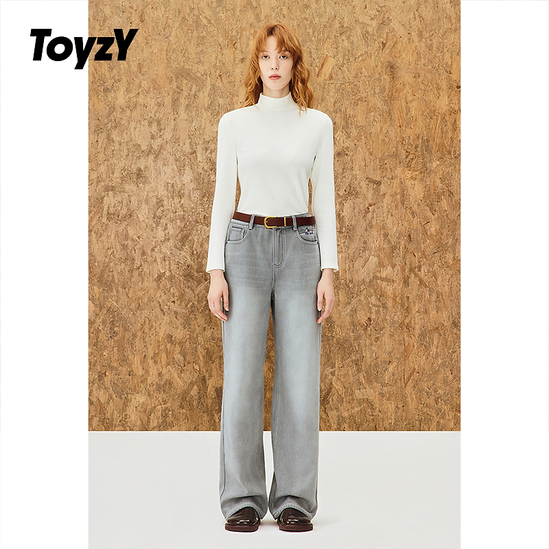 ToyzY2025冬季新款牛仔裤ZC35520350