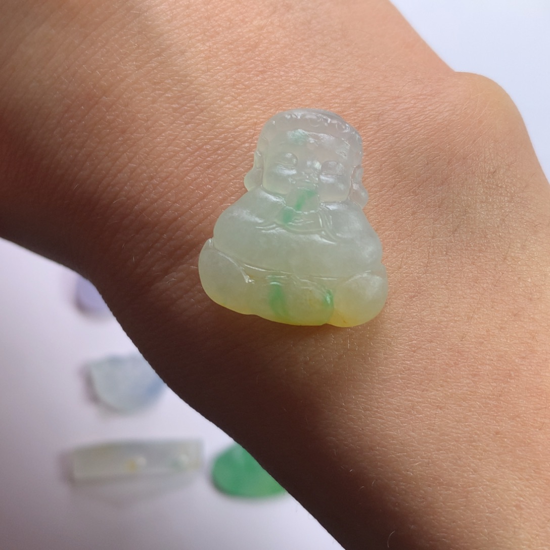 定制翡翠未镶嵌缅甸翡翠A货佛