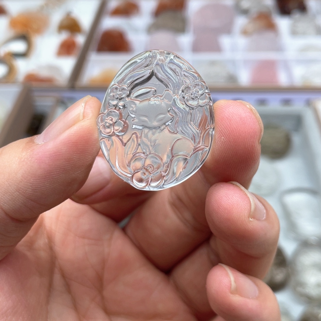 水晶吊坠(不含链)未镶嵌