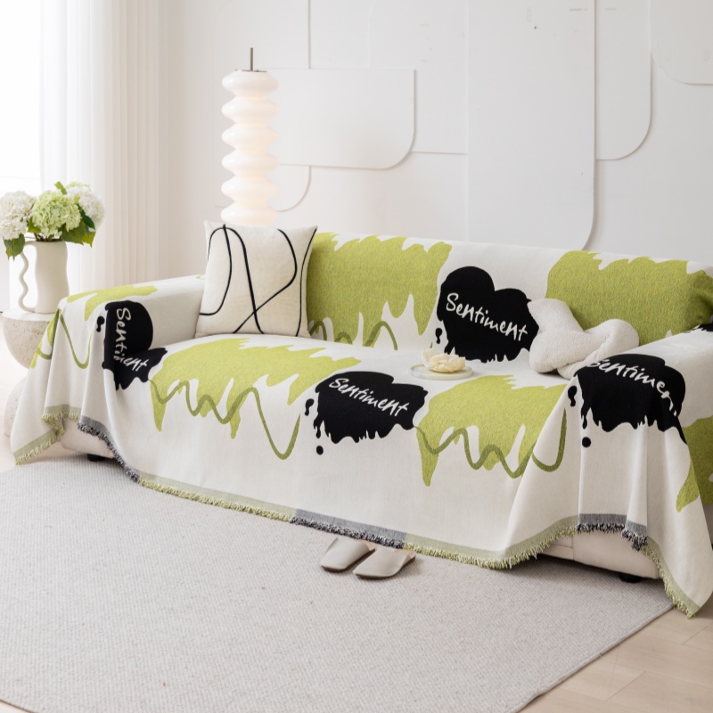 【漫游】新款加厚雪尼尔沙发巾全盖一片式防滑防尘四季通用沙发套