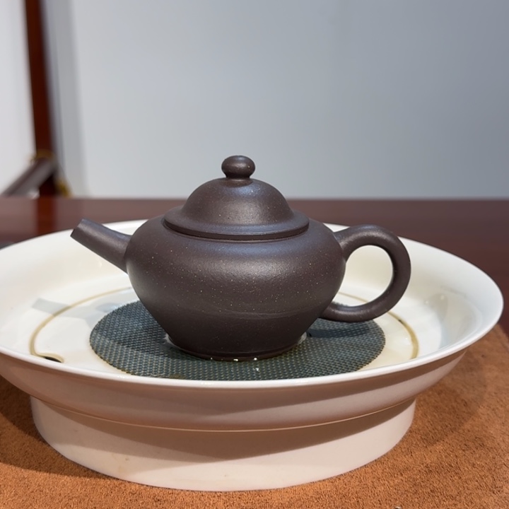 紫砂茶壶四号井紫泥碗灯