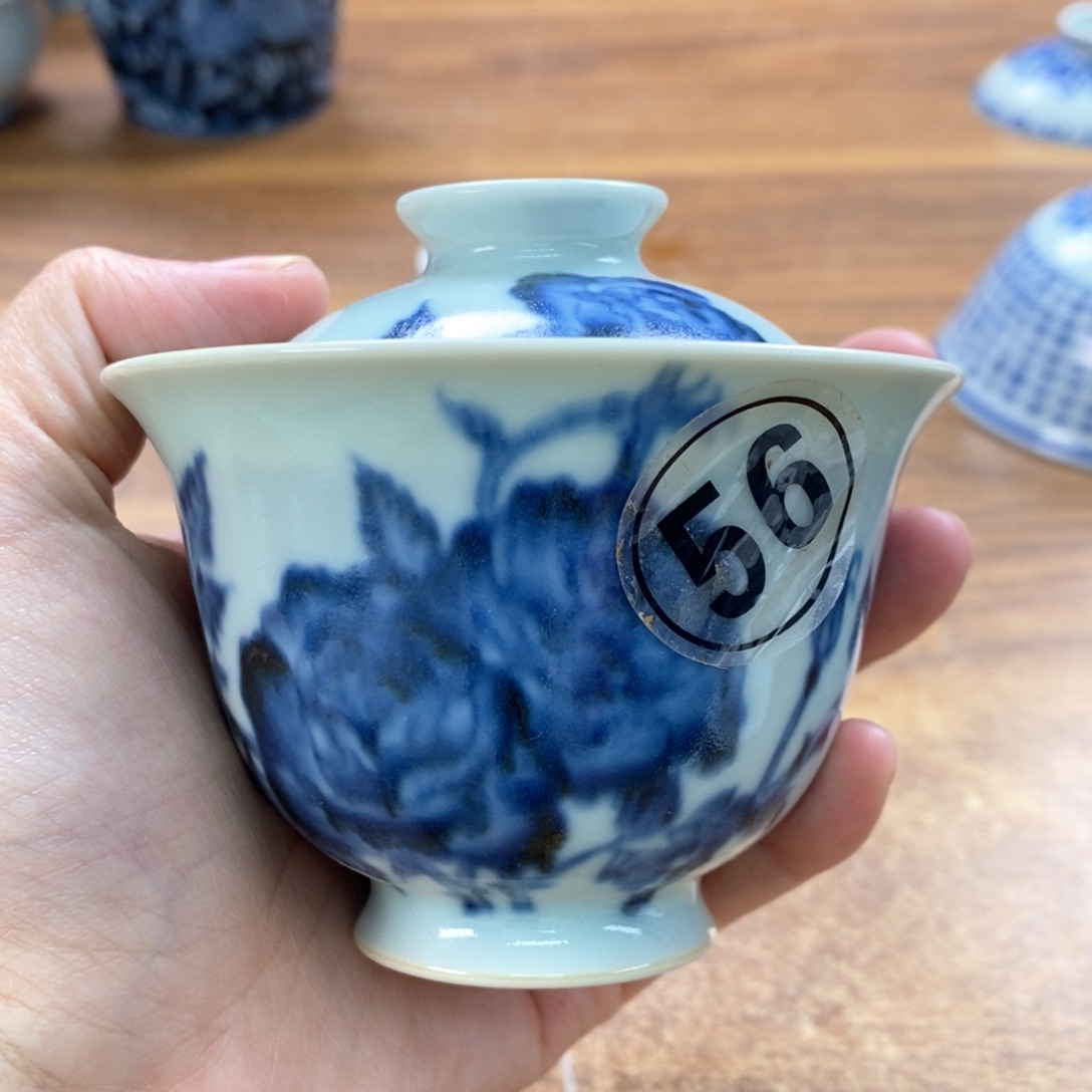 手工手绘柴窑单杯