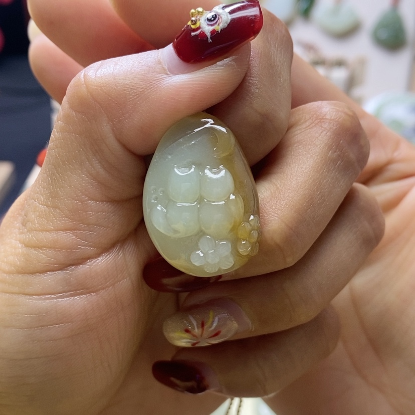 【闪购商品】和田玉颈饰未镶嵌羊*白