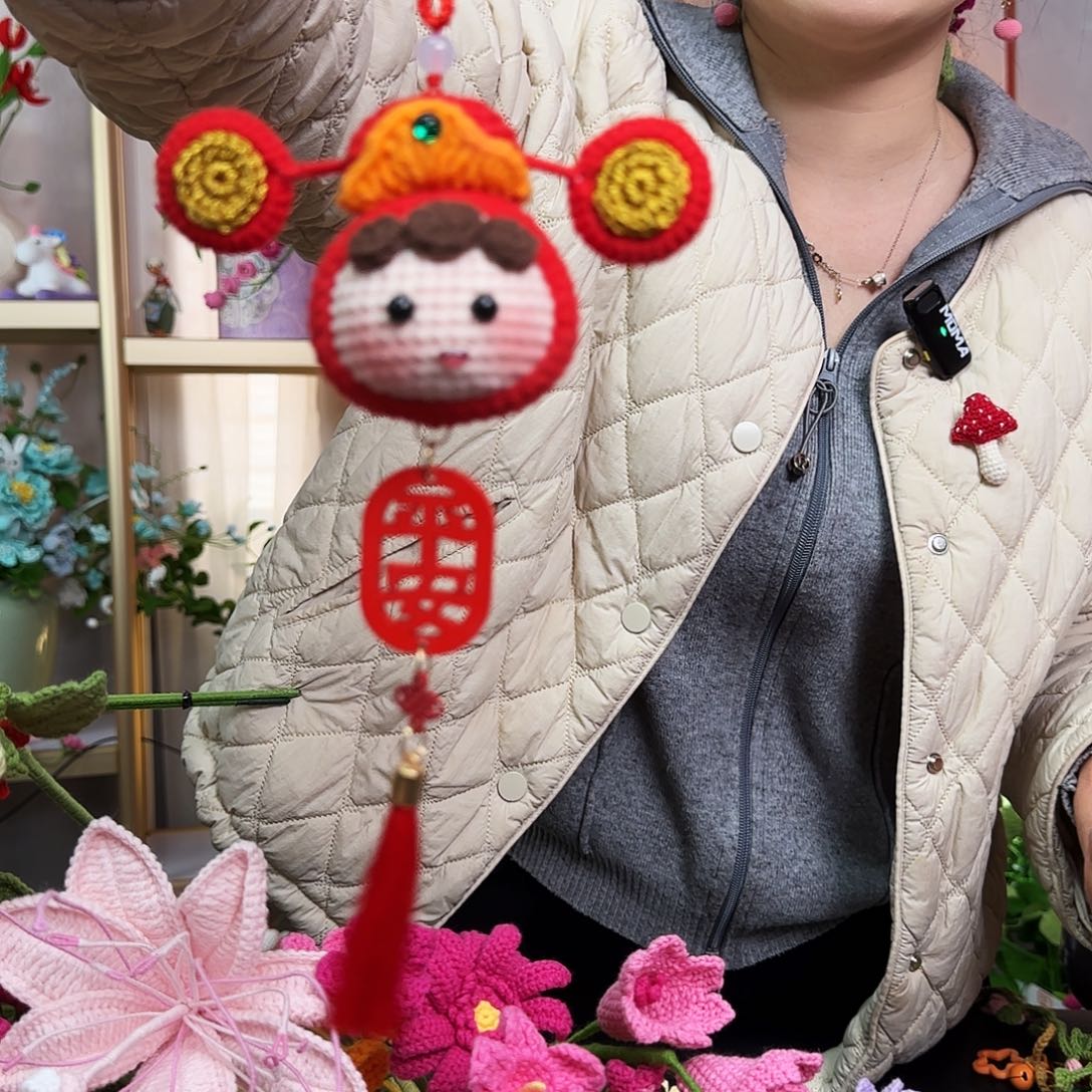 手工钩织设计挂件