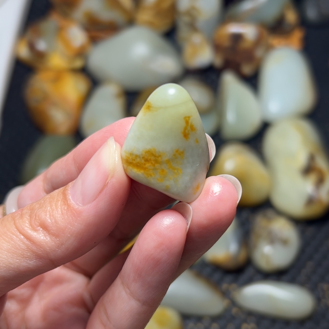 和田玉未镶嵌挂件3