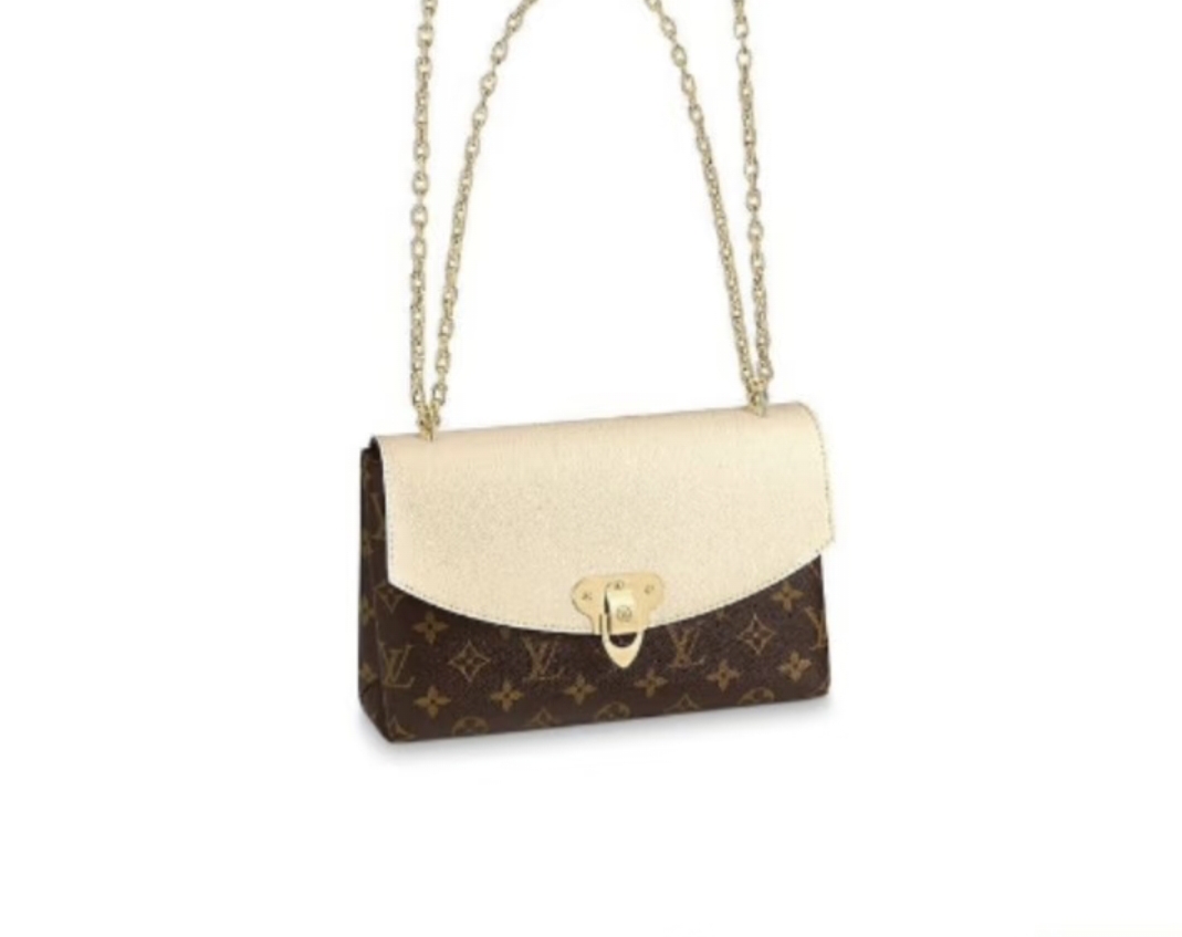 95新 LouisVuitton/路易威登 【TVB识货】LV 老花拼色 传奇信封包