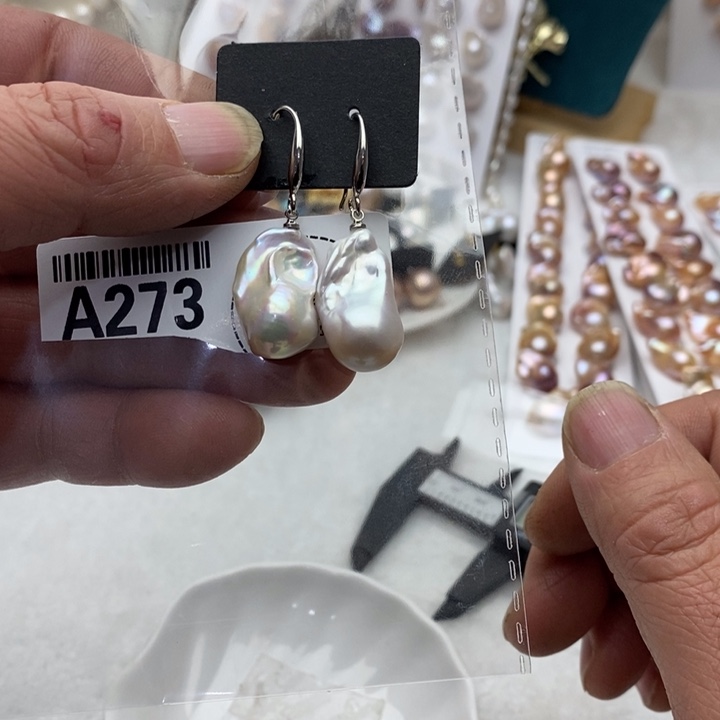 合金项链淡水珍珠273