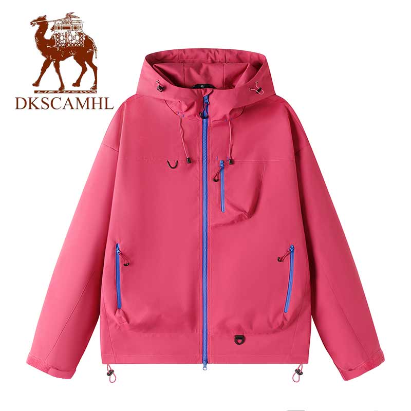 【顶配版】防风冲锋衣女款连帽进藏登山外套男士冲锋衣春秋防水外套