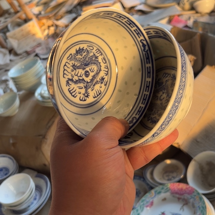 碗陶景德镇高温细白瓷