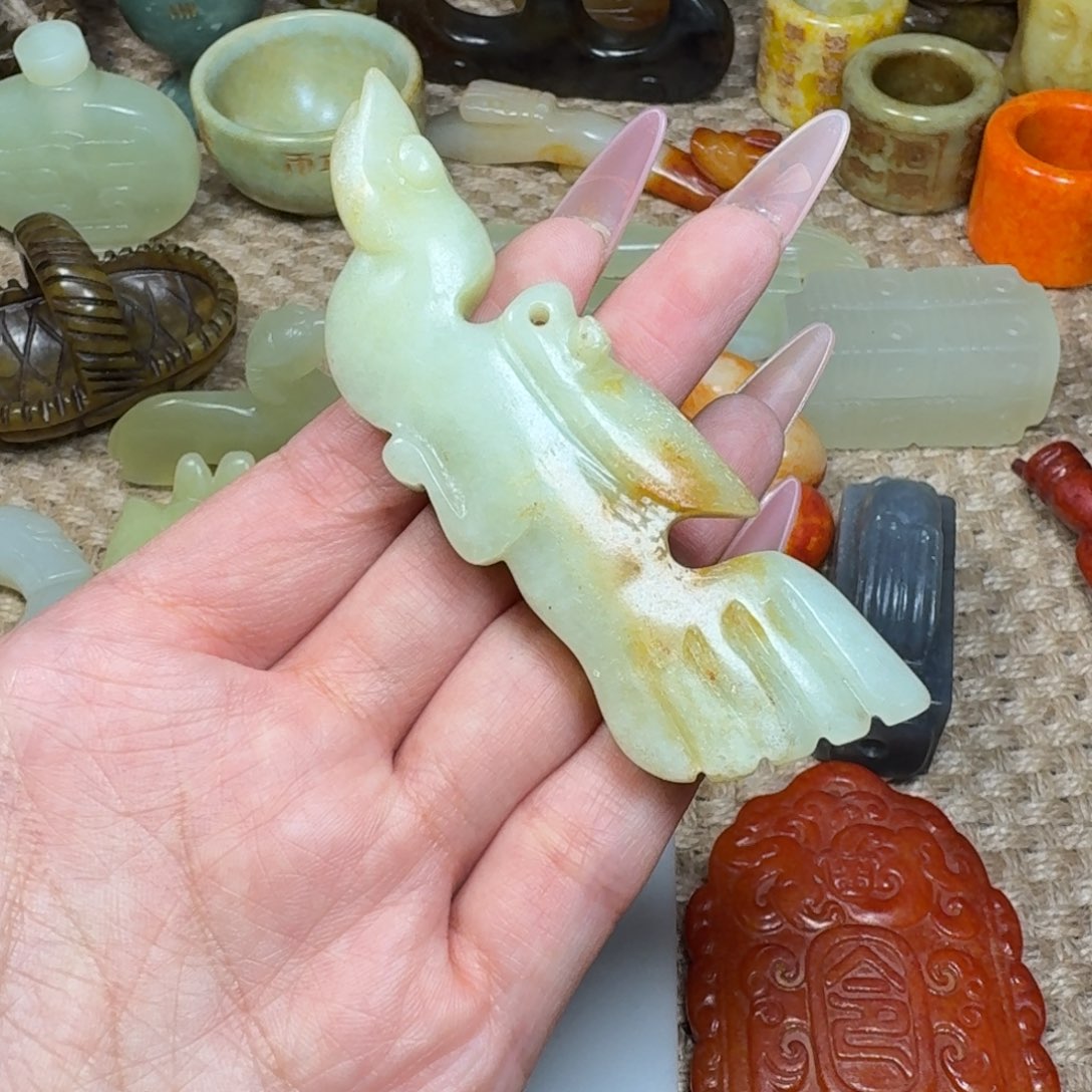 吊坠白玉菩提挂件