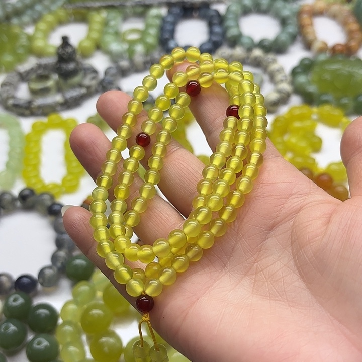 蛇纹石玉未镶嵌手串